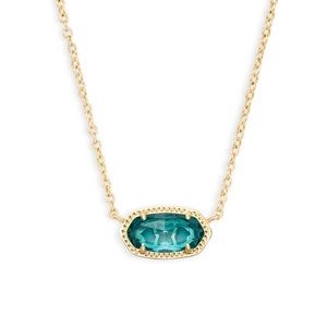 Elisa Pendant Necklace in London Blue Kendra Scott